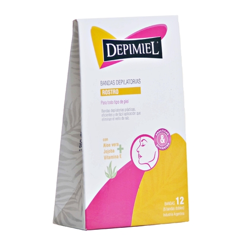 DEPIMIEL BANDAS ROSTRO x 12