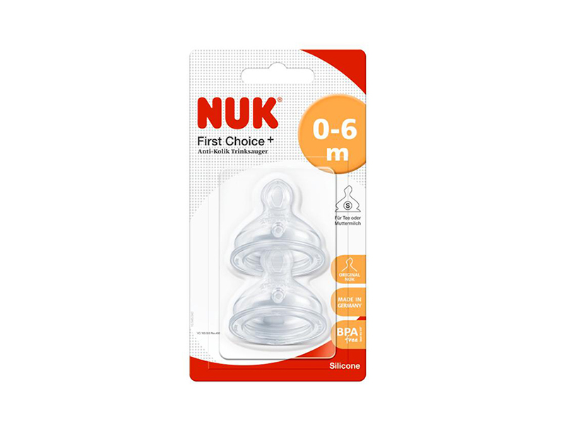NUK TET.SIL.0-6M FLUJO S PACK2