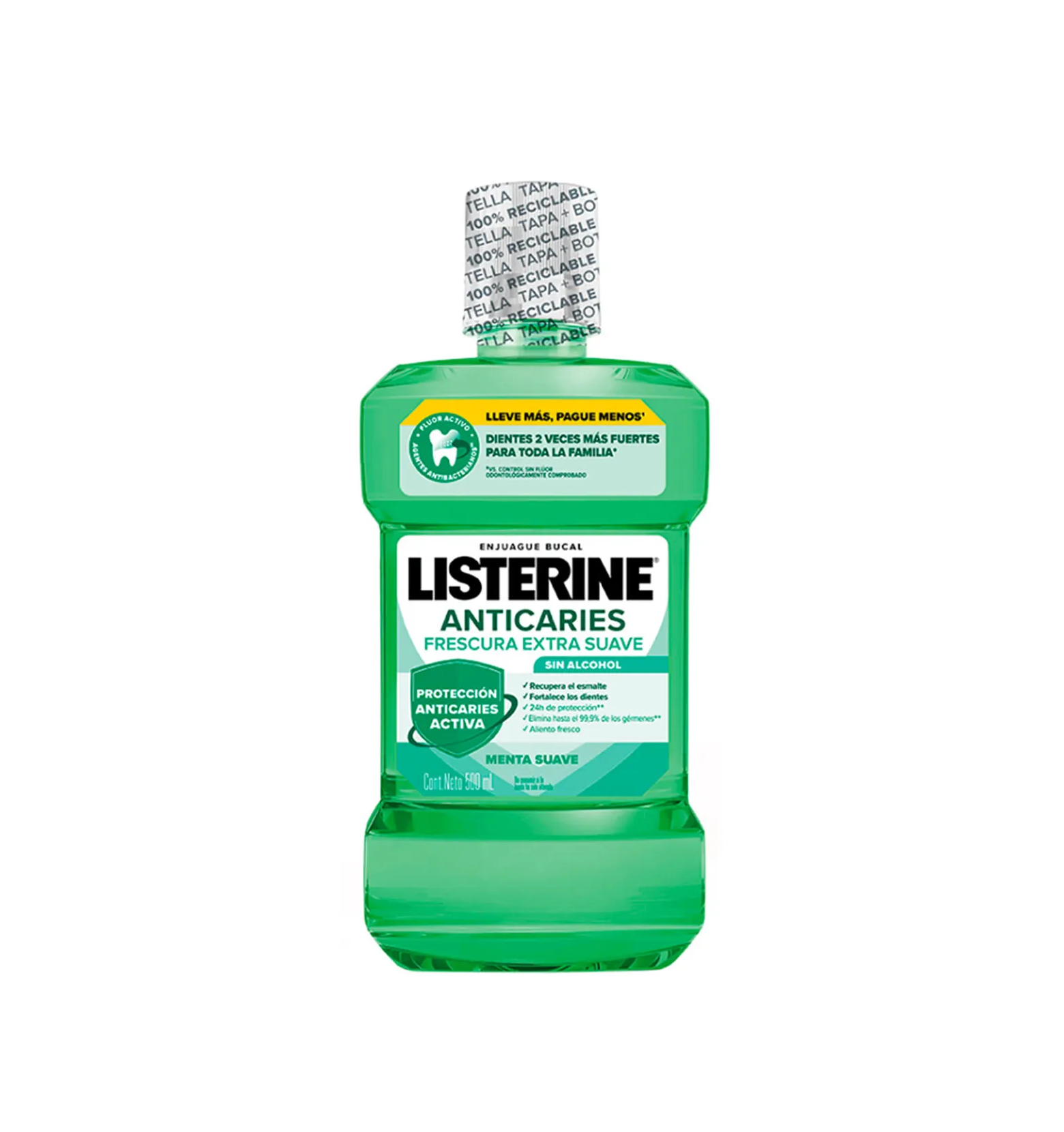 LISTERINE ANTICARIES x 500 ML.