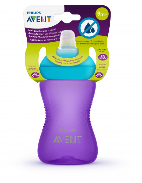 AVENT VASO SOFT 9+ x 300 PURPL