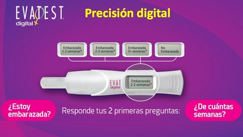Embarazo Digital Prueba De Embarazo Con Tiempo De Gestacion
