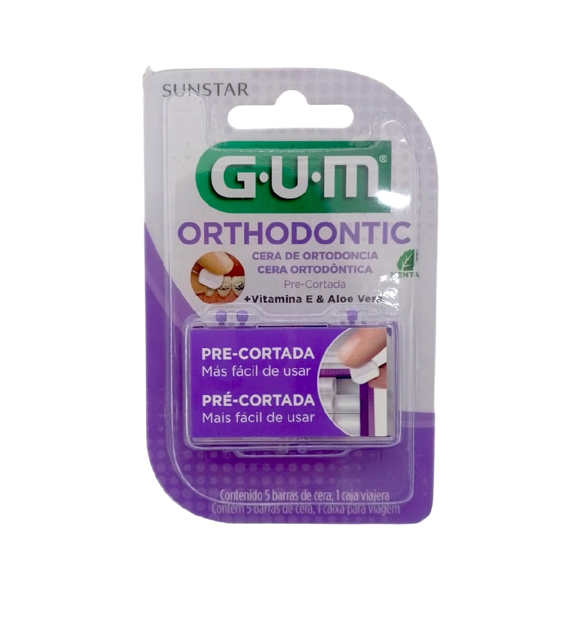 GUM CERA ORTODONCIA MENTA x 5
