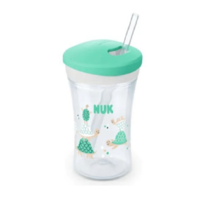 NUK VASO EVOLUTION ACTION CUP LEOPARDO VERDE 12+
