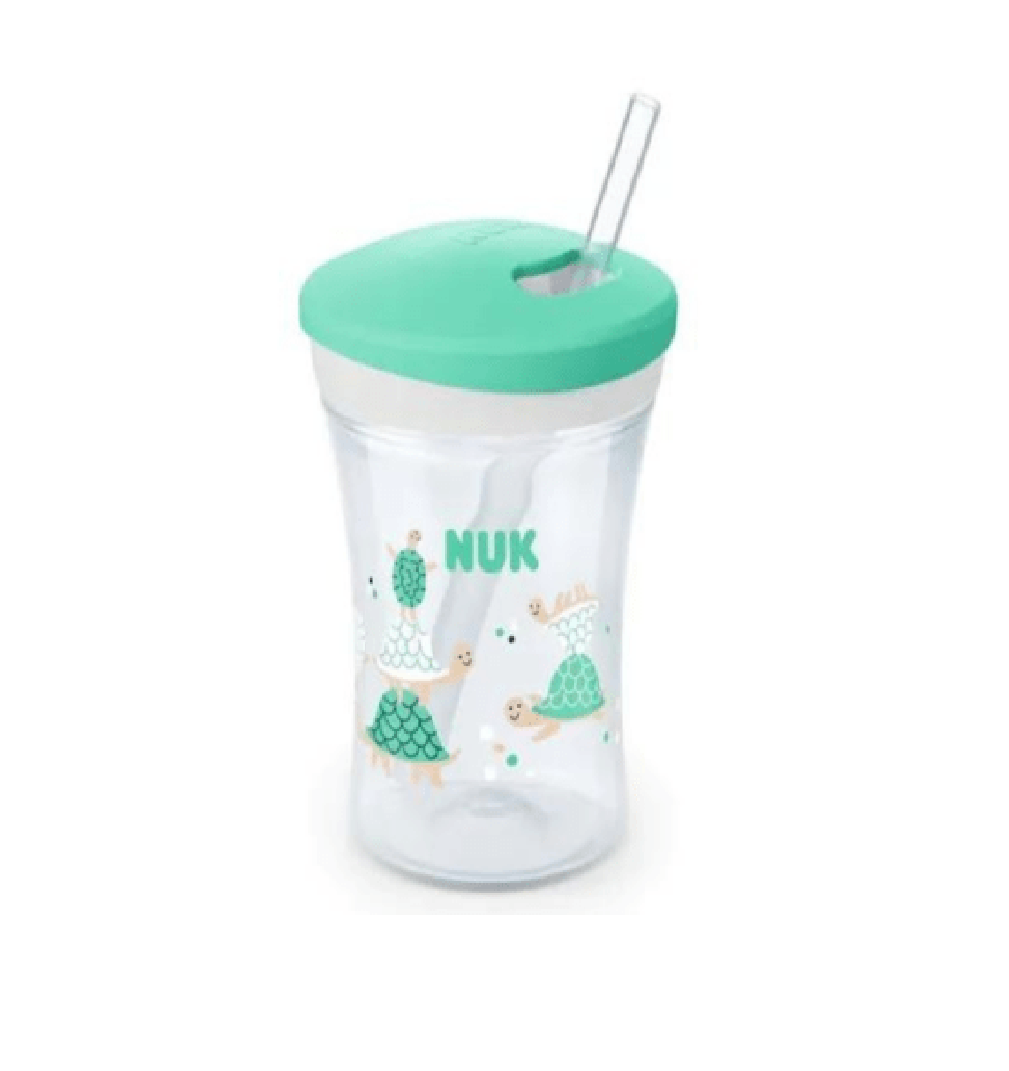 NUK VASO EVOLUTION ACTION CUP LEOPARDO VERDE 12+