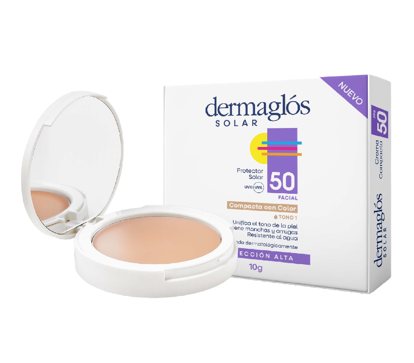 DERMAGLOS SOLAR FACIAL BASE T.2x10g