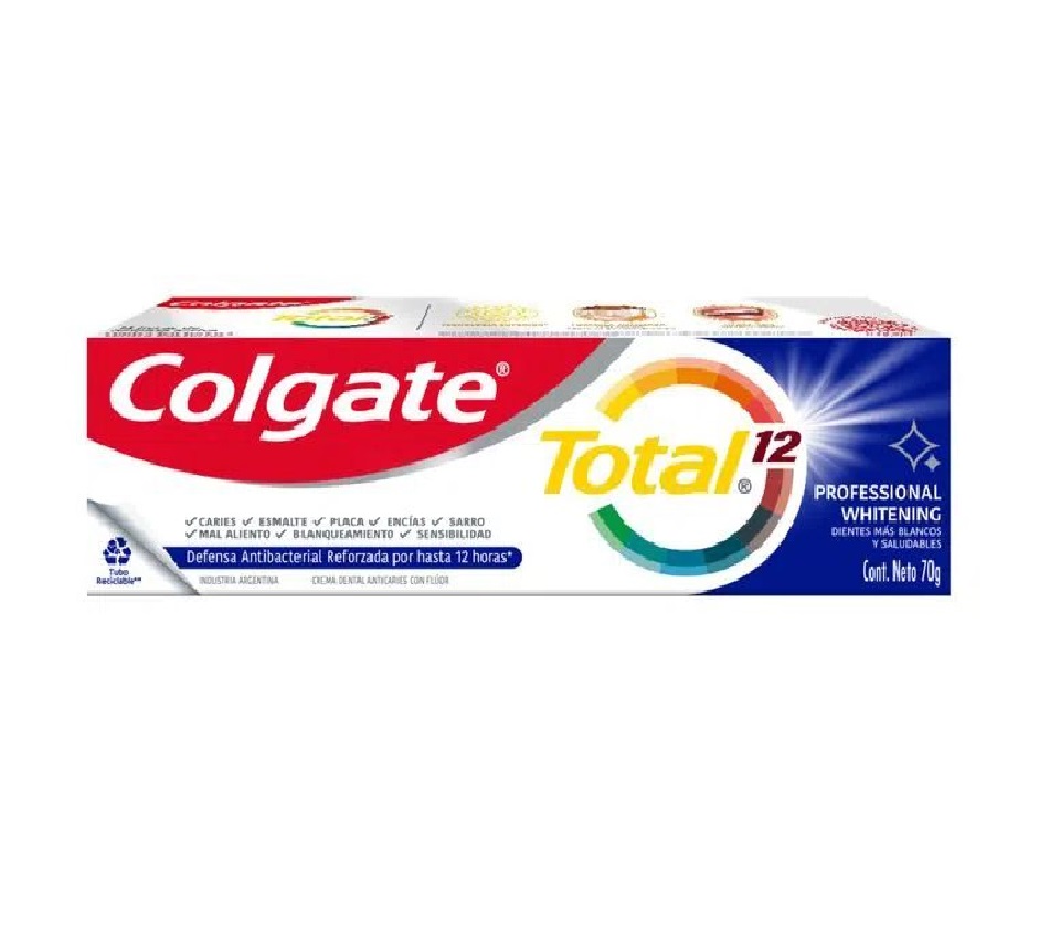 COLGATE TOTAL 12 PROF/WHITEx70