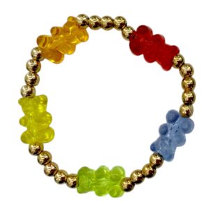 PULSERAS OJITOS COLORES x2
