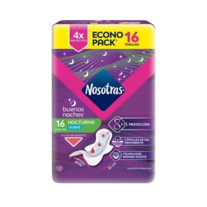 TOA.HIG. NOSOTRAS BUENAS NOCHES SUAVE X16 PACK ECO.