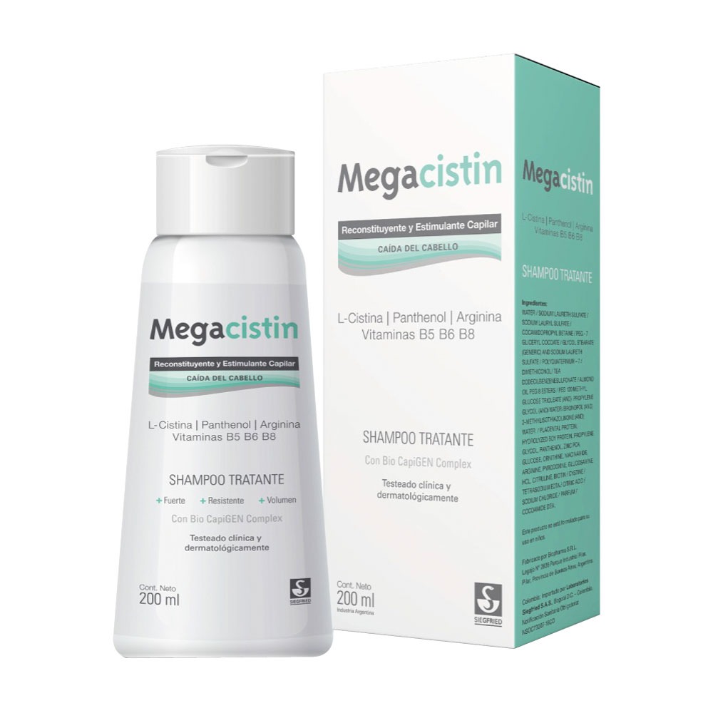 MEGACISTIN SHAMPOO ANTICAIDA x200 ml