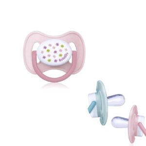 CHUPETE SIMETRICO TETINA SILICONA TALLE 2 Rosa