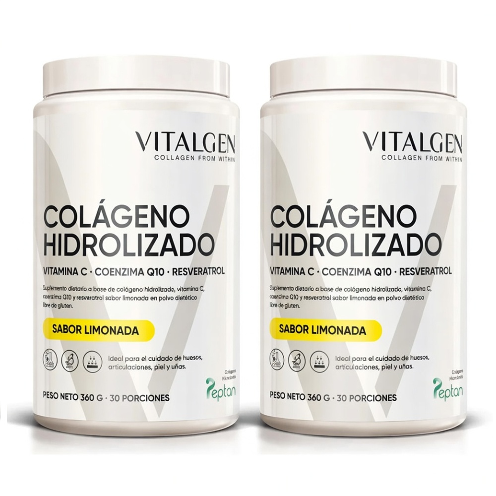 ENA.VITALGEN COLAGENO HIDROLIZADO LIMONADA 50% OFF 2DA. UNID.