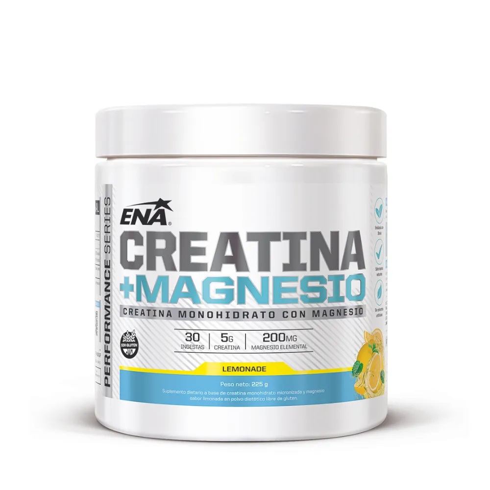 CREATINA + MAGNESIO LIMONADA ENV.X 225 G